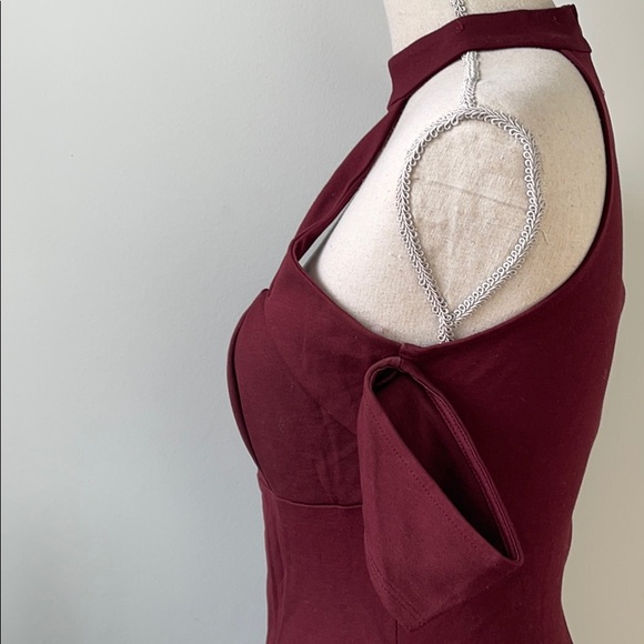 Akira burgundy dress size Medium . - Picture 4 of 7